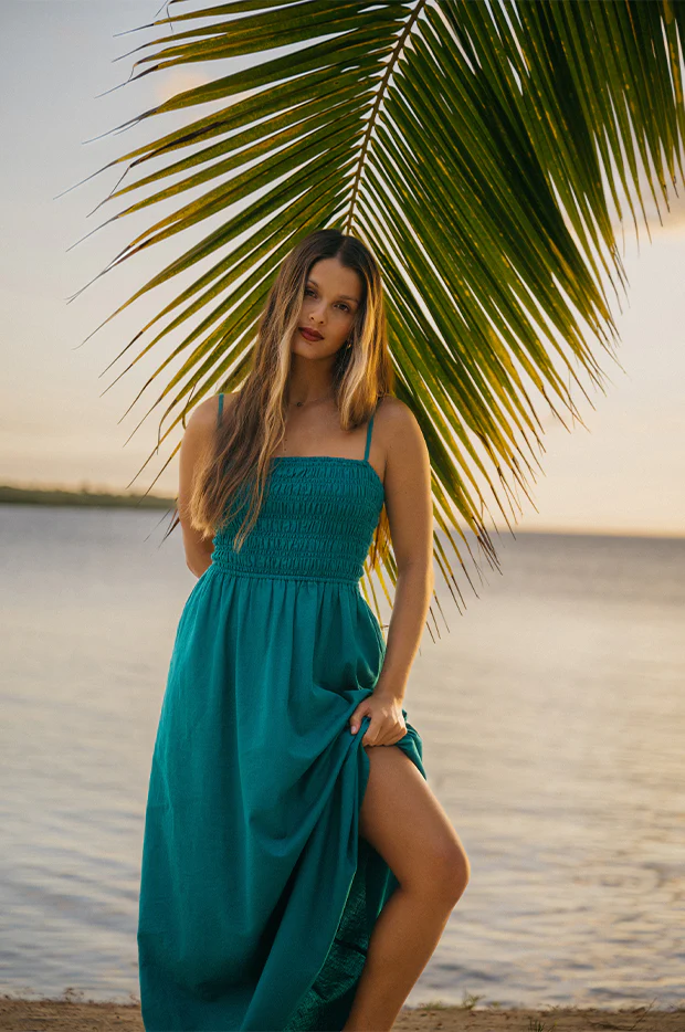 Deep Sea Maxi Dress - Image 5