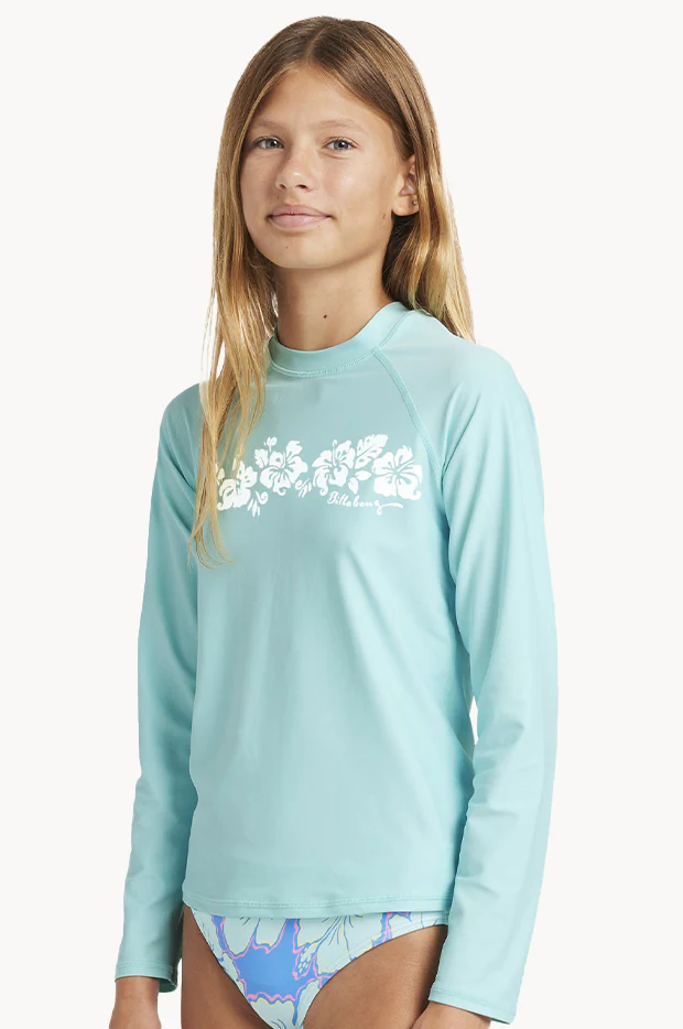 Girls Heat Wave Long Sleeve Suntop - Image 3