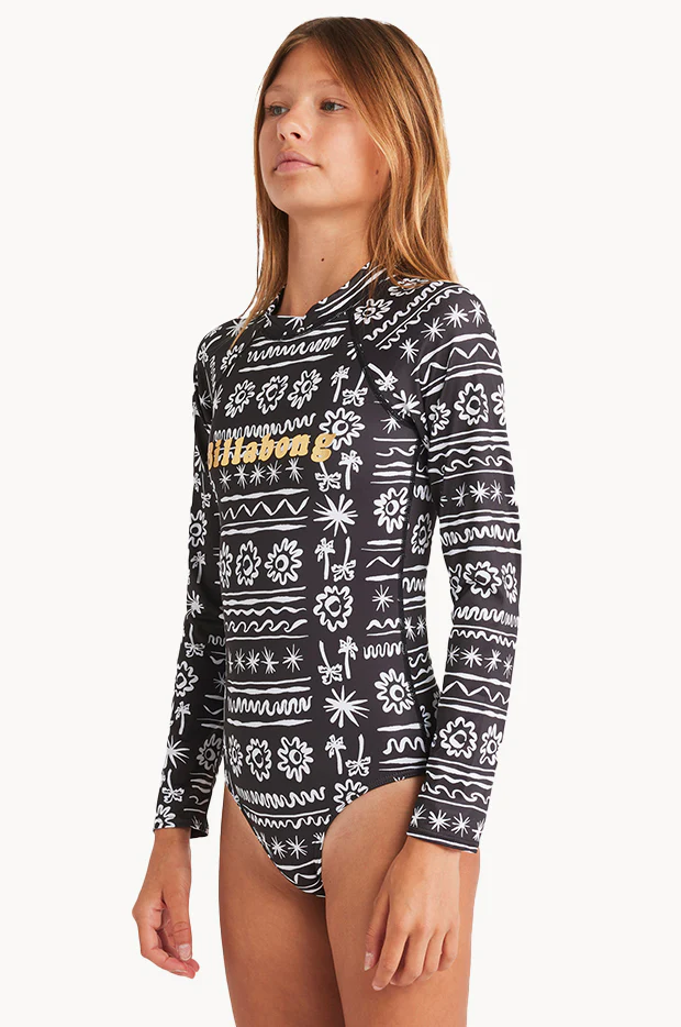 Girls Lost On You Long Sleeve Sunsuit - Image 3
