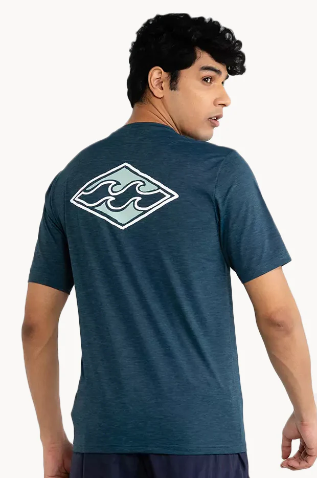 Mens Diamond Shoreline Short Sleeve Suntop - Image 3