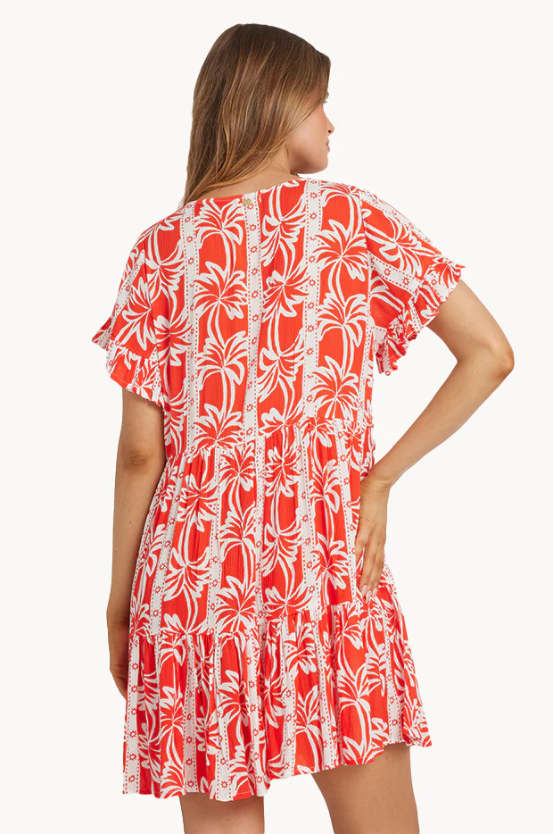 Row Of Palms Tiered Dress - Image 2
