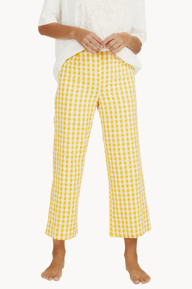 Sunshine Check Pant