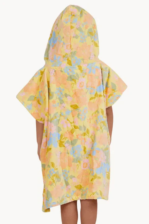 Toddler Girls Sunflower Hoodie Towel - Image 2