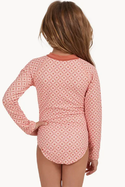 Toddler Girls Sunny Tile Sunsuit - Image 2