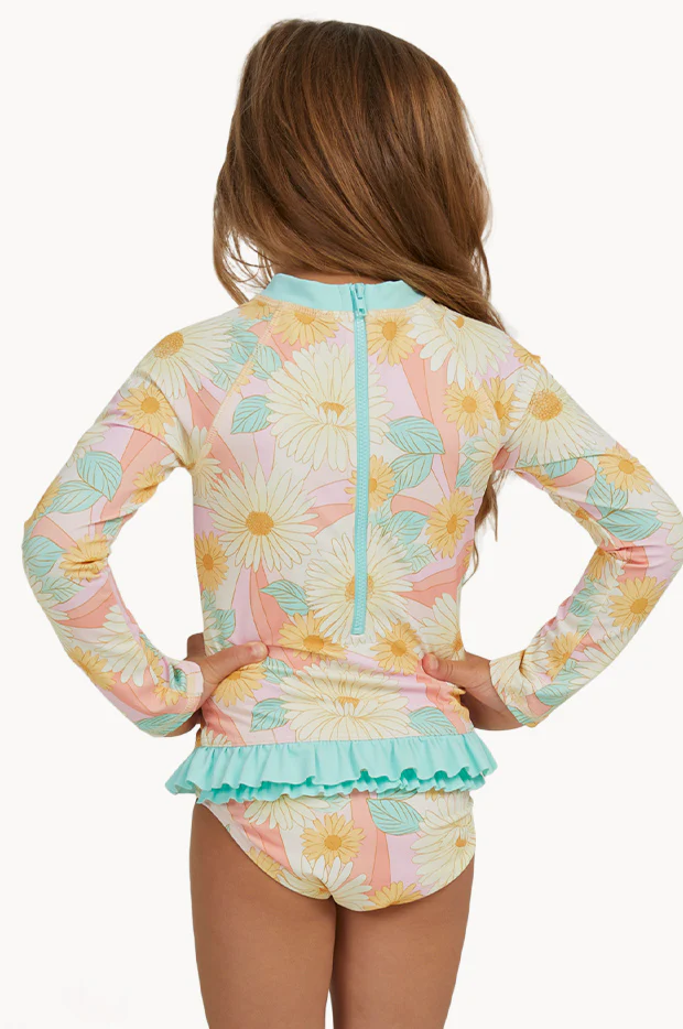 Toddler Girls Sweet Sunset Sunsuit - Image 2