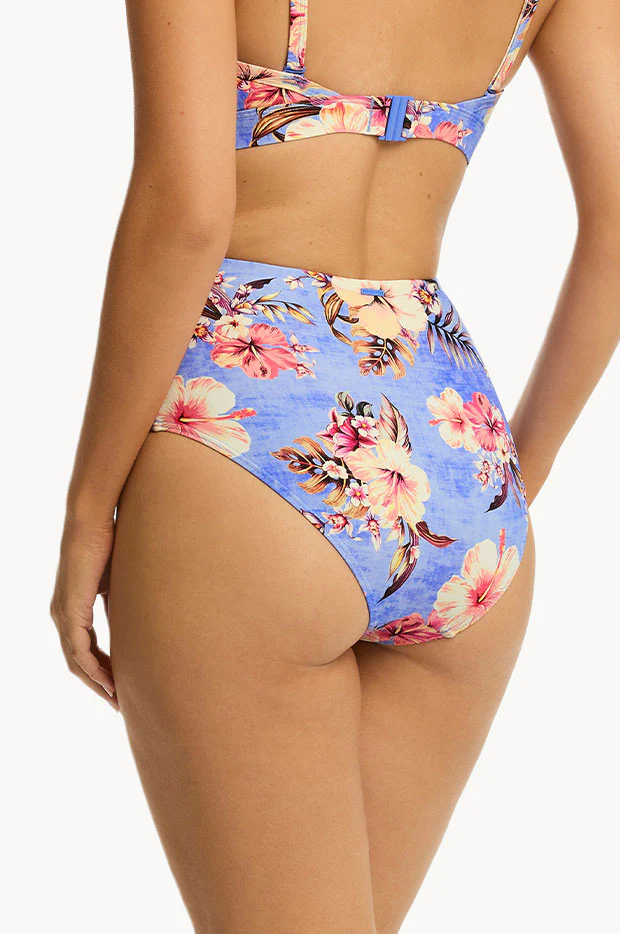 Blue Hawaii Gathered High Waist Pant - Image 3