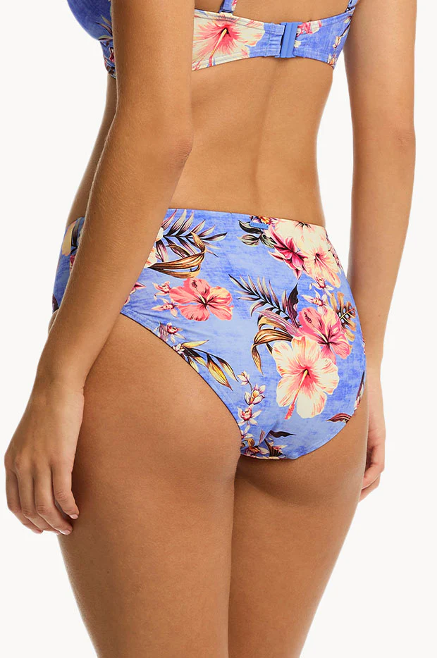 Blue Hawaii Mid Bikini Pant - Image 3