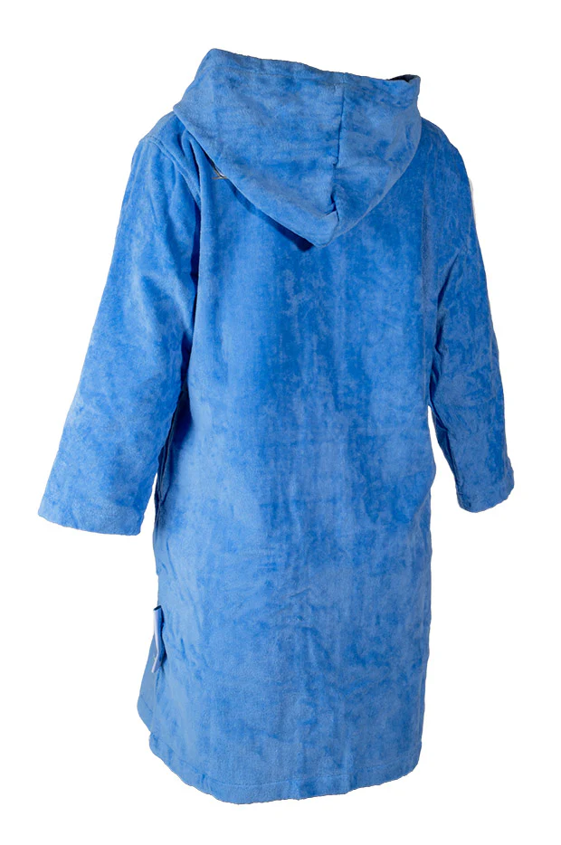 Blue Riptide Hooded Towel Robe M/L - Image 2