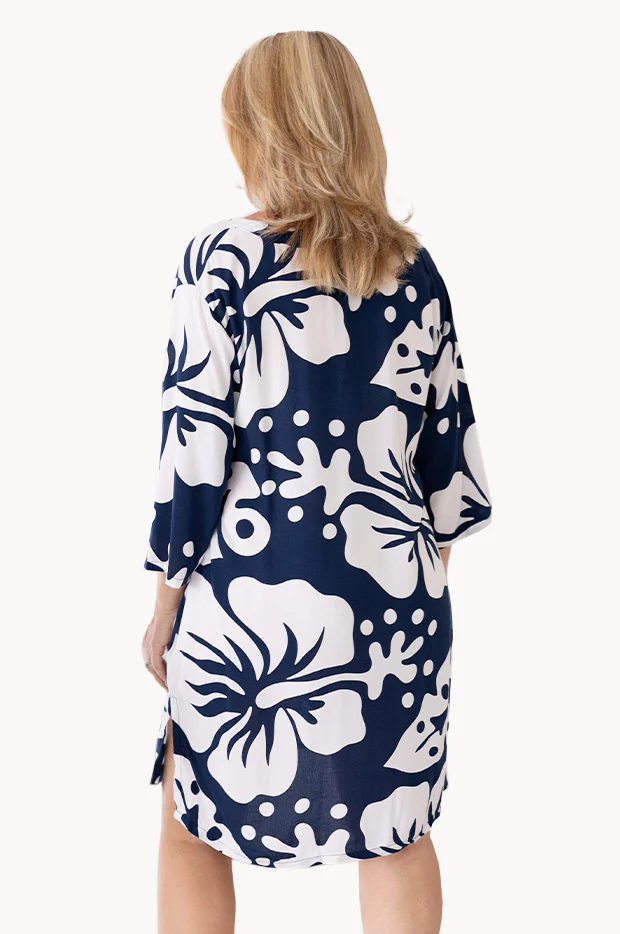 Hibiscus V Neck Vicky Dress - Image 2