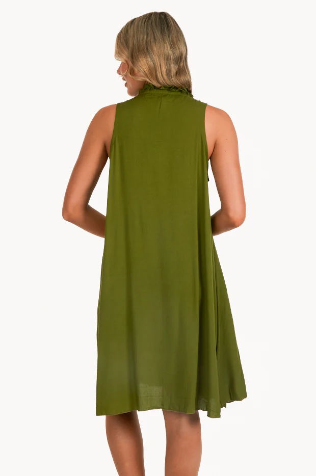 Plain Lombok Pleat Dress - Image 2