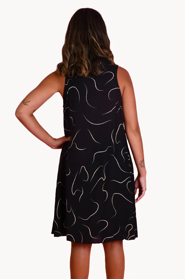Swirl Lombok Pleat Dress - Image 2
