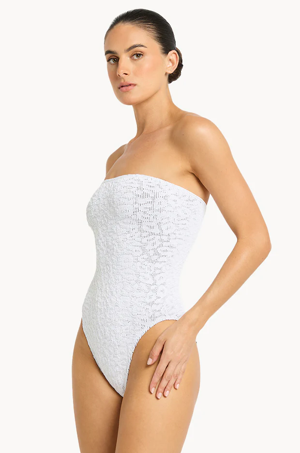 Leopard Fane Bandeau One Piece - Image 4
