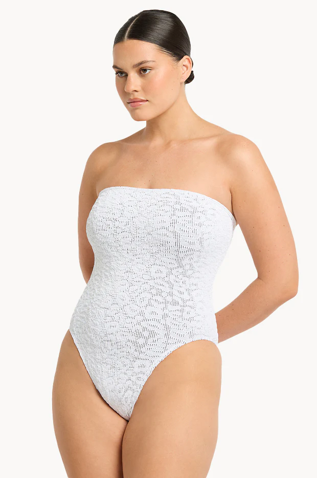 Leopard Fane Bandeau One Piece - Image 7