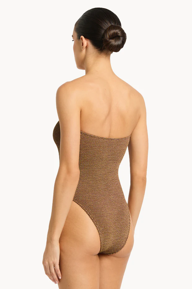 Lurex Fane Bandeau One Piece - Image 5