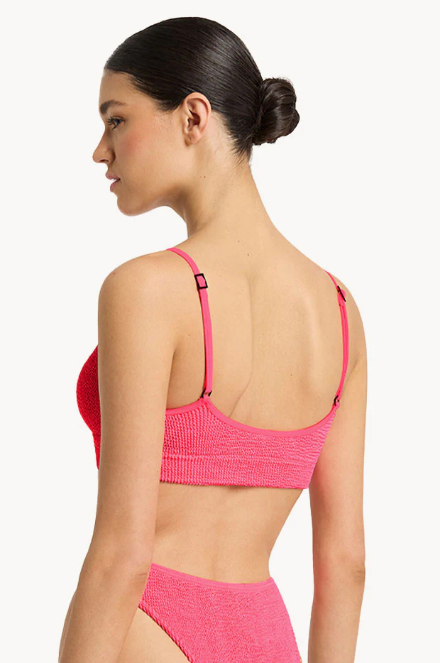 Neon Recycled Saint Strap Crop - Image 2