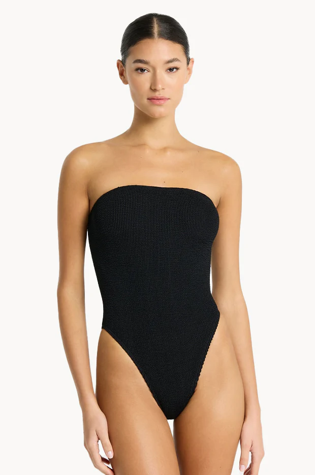 Recycled Fane Bandeau One Piece - Image 2