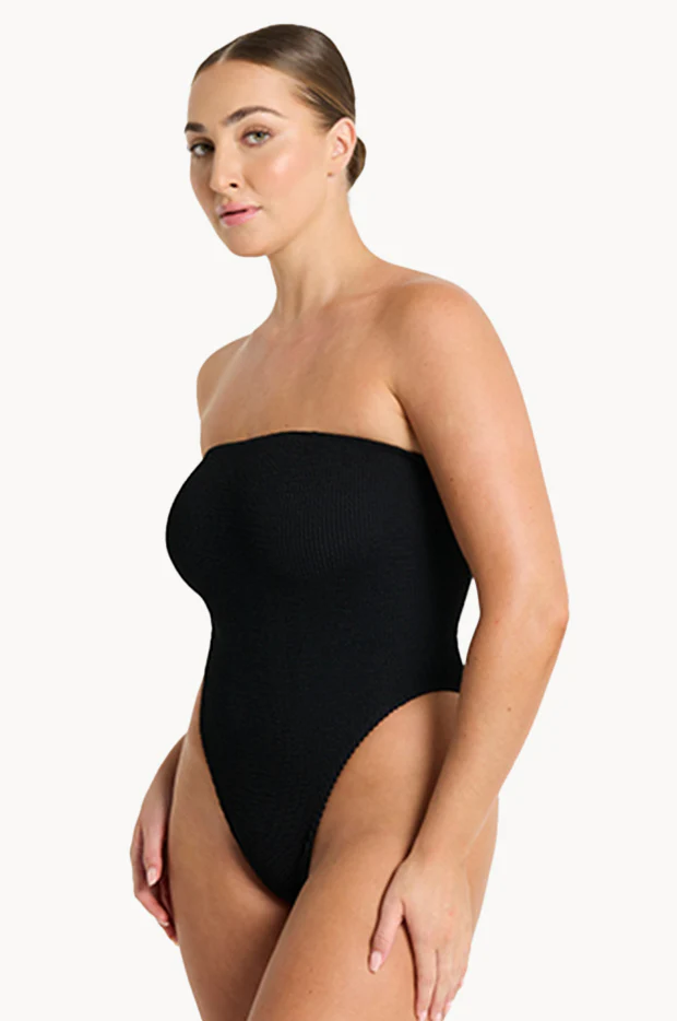 Recycled Fane Bandeau One Piece - Image 7