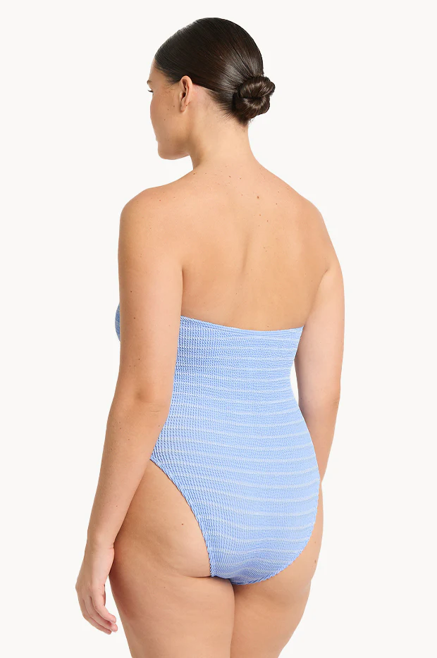 Stripe Fane Bandeau One Piece - Image 5