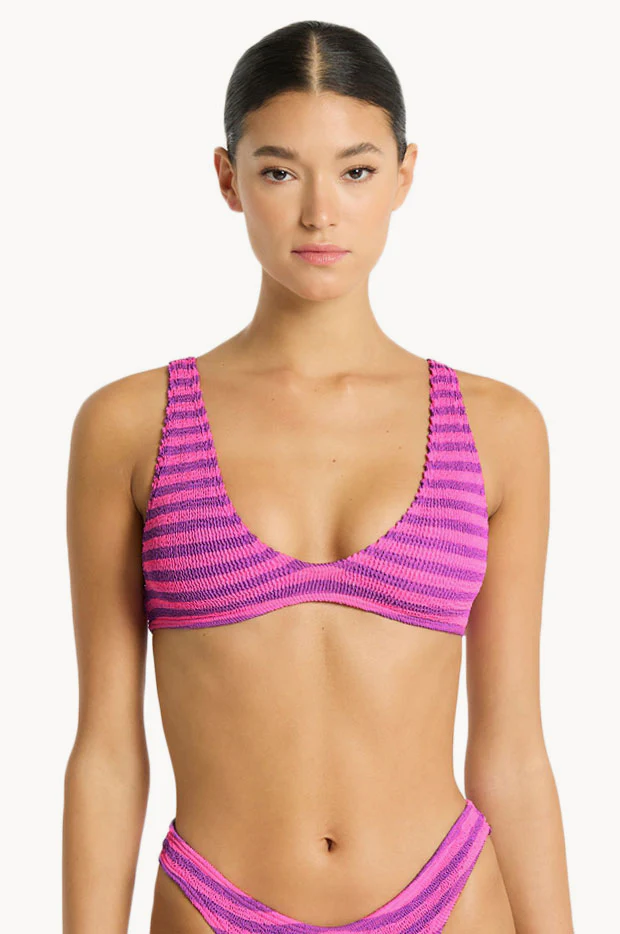 Stripe Scout Crop
