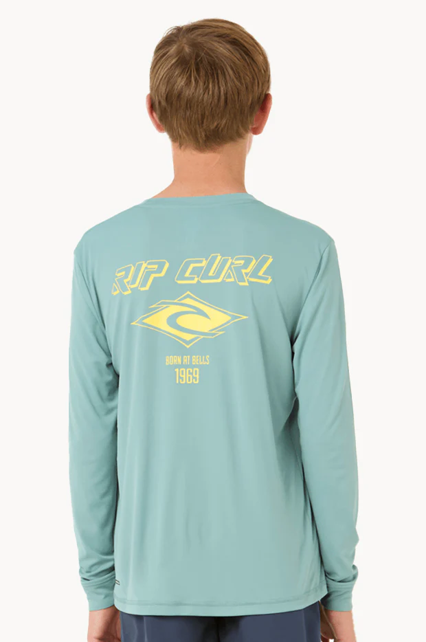 Boys Icons Surflite Long Sleeve Suntop - Image 3