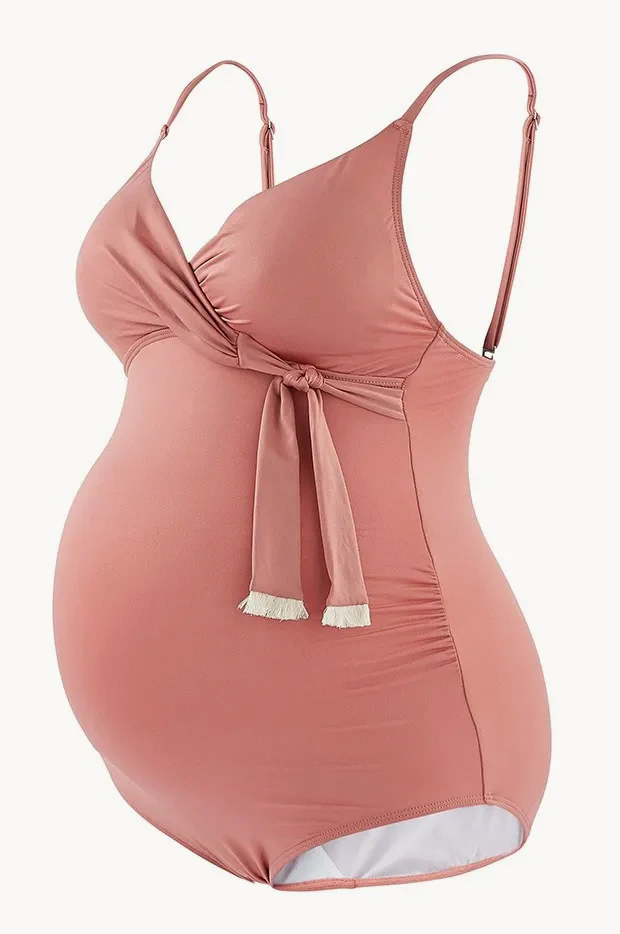Maternity Manitoba Tie One Piece - Image 3