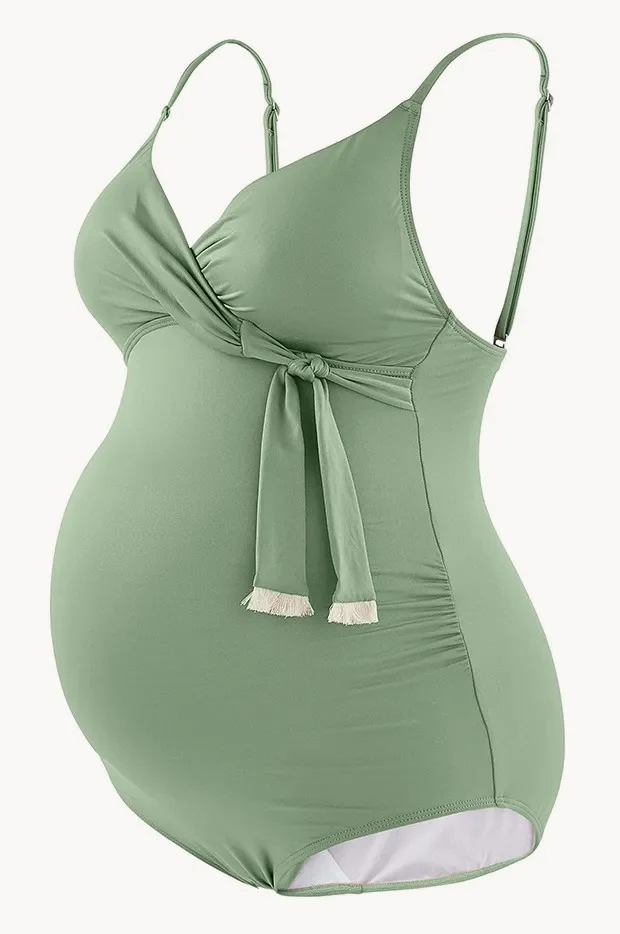 Maternity Manitoba Tie One Piece - Image 2