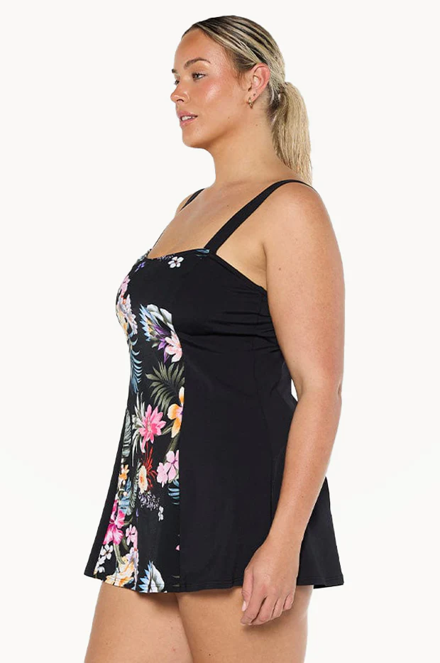 Carnival Wide Strap Swim Dress - Image 3