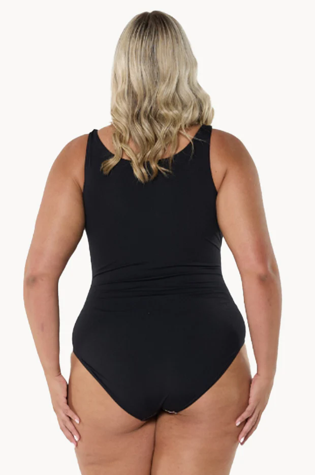 Caribbean Zip High Neck One Piece - Image 2