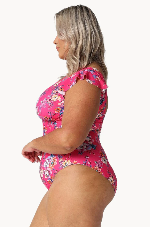 Castaway Frill V Neck One Piece - Image 4