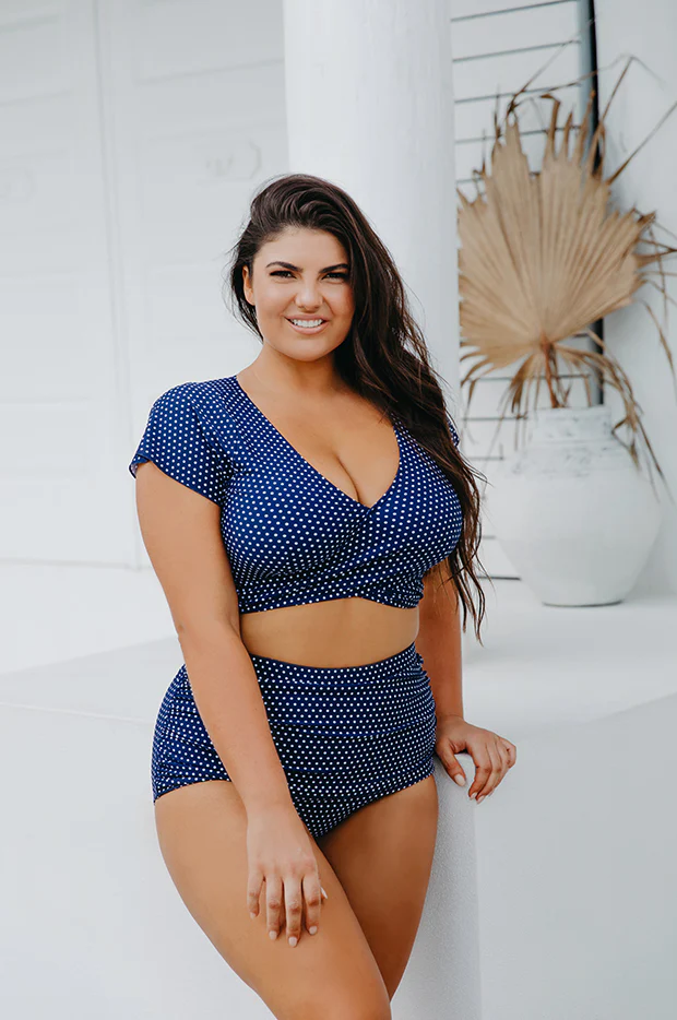 Dots Ruched Skirted Pant - Image 3