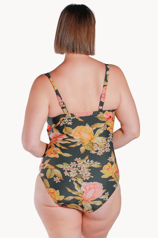 Frenchy Black Tiered Frill One Piece - Image 2