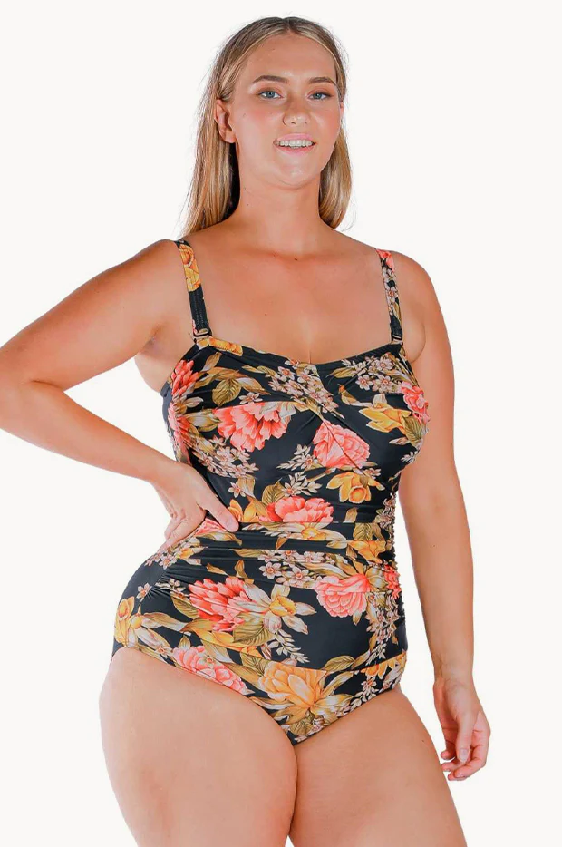Frenchy Black Twist Bandeau One Piece - Image 3