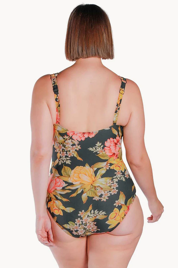 Frenchy Black V Neck One Piece - Image 2