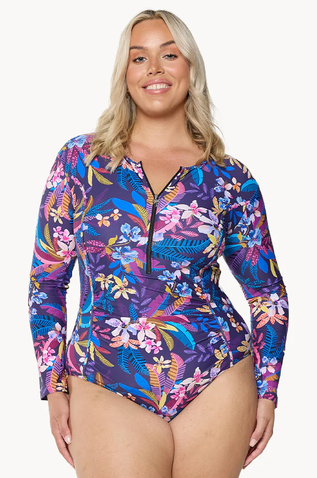 Majorca Long Sleeve Sunsuit