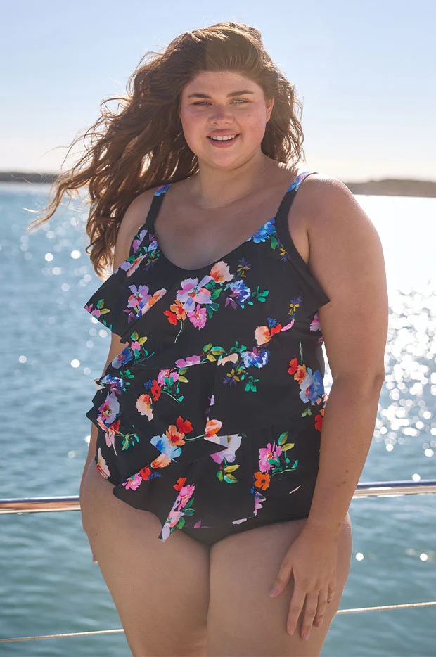 Malibu Tiered Frill Tankini Separate - Image 4