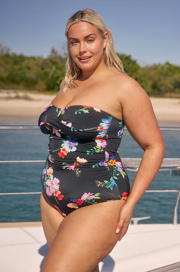 Malibu Twist Front Bandeau One Piece - Image 2