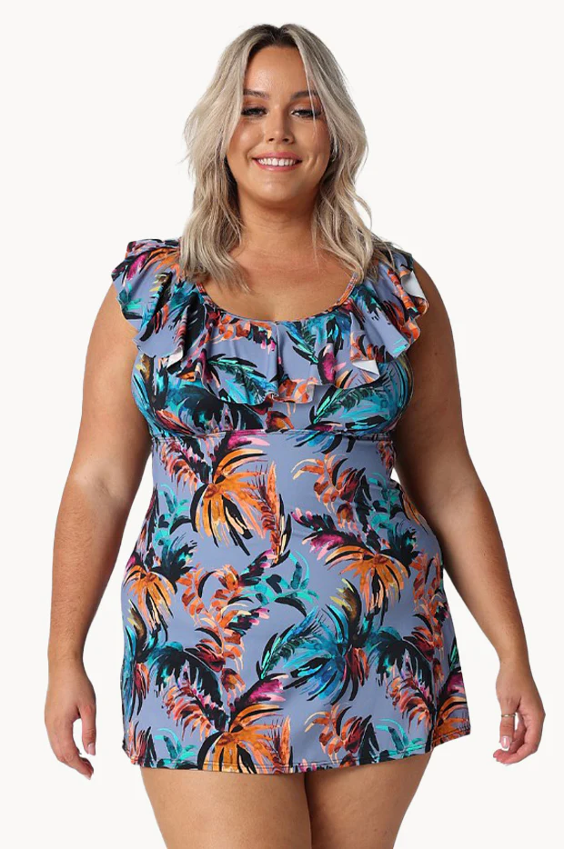 Mauritius Frill Swim Dress - Image 2