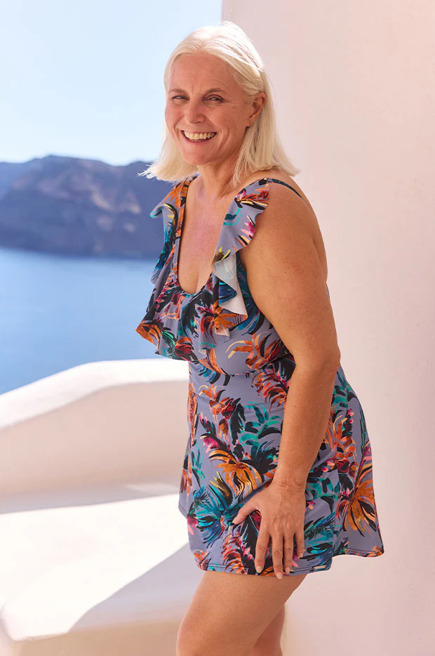 Mauritius Frill Swim Dress - Image 5