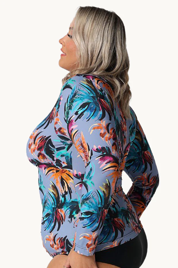 Mauritius Long Sleeve Zip Suntop - Image 4