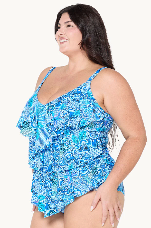 Mermaid Tiered Tankini Separate - Image 4