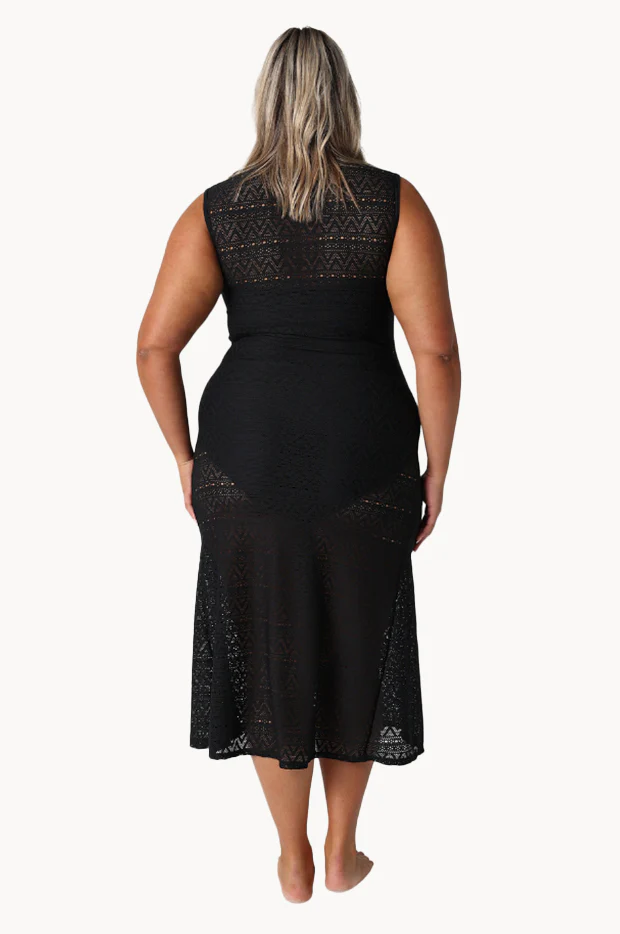 Mesh Maxi Dress - Image 3
