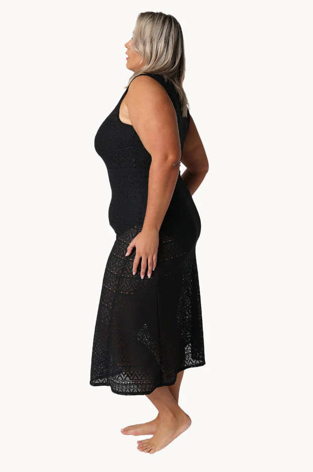 Mesh Maxi Dress - Image 4