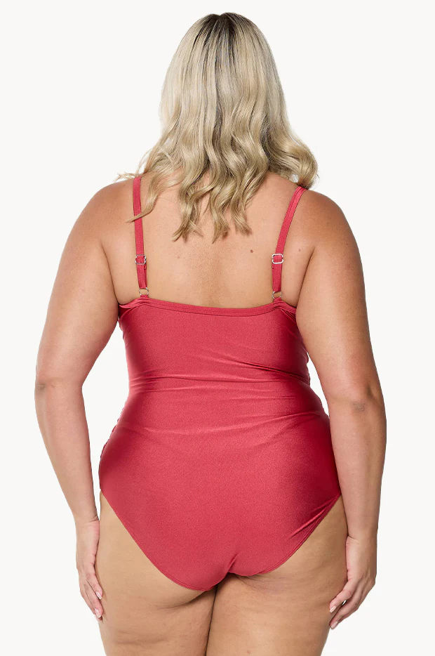 Metallic Criss Cross One Piece - Image 3