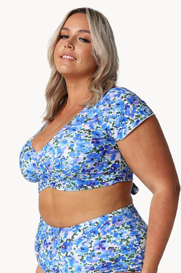 Pansy Frill Wrap Bra - Image 3