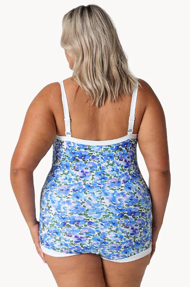 Pansy Tie Front Boyleg One Piece - Image 3