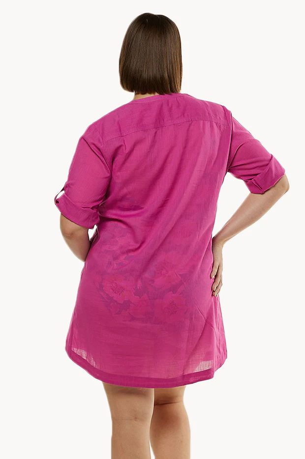 Plain Cotton Overshirt - Image 2