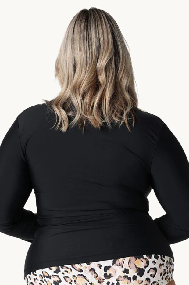 Plain Long Sleeve Rash Top - Image 5