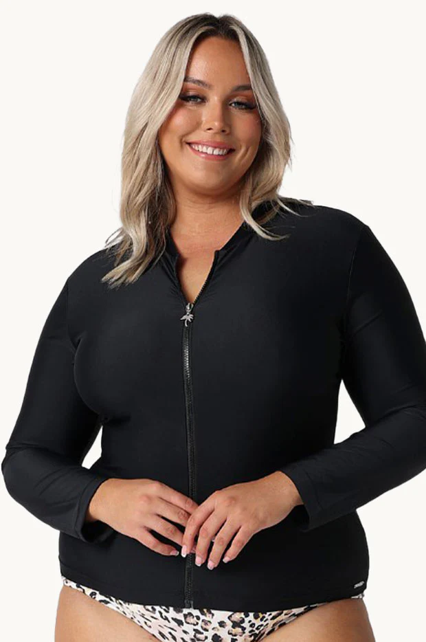 Plain Long Sleeve Rash Top - Image 7