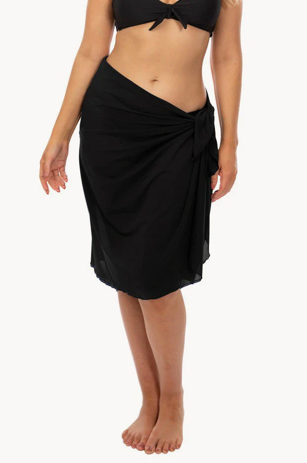 Plain Mesh Long Sarong - Image 4