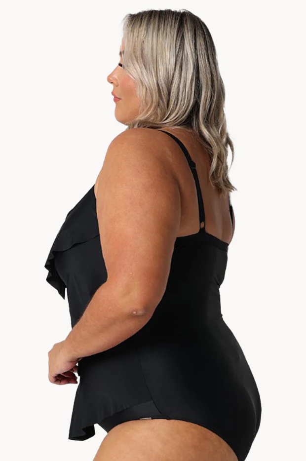 Plain Tiered Frill One Piece - Image 5